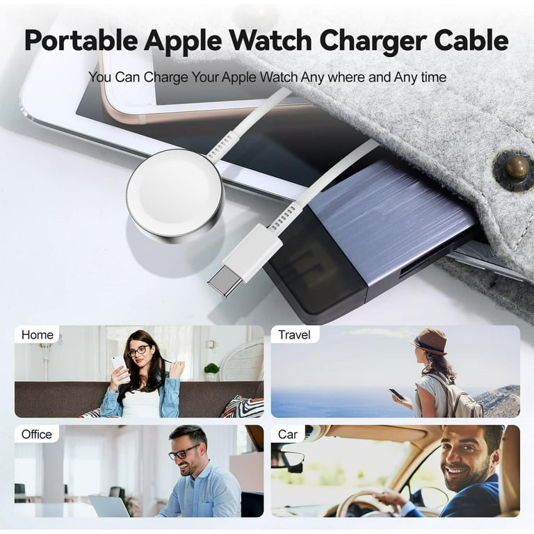 for Apple Watch Charger Cable USB C,[Apple MFi Certified] Magnetic
