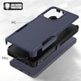 thumbnail image 5 of Kryonix for Motorola Moto G Power 2026 6.8” 5G Phone Case,Slim & Tough, Dual Layer Shockproof Heavy Duty Military Grade Protective Case  Hybrid Rugged Cover,Dark Blue, 5 of 7