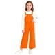 thumbnail image 2 of Cowsor Girls Loose Fit Denim Bib Baggy Overall Jumpsuit Straight Wide Leg Stretchy Jean Pants Fashion, 2 of 7