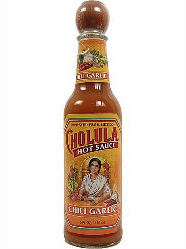 Cholula Chili Garlic Hot Sauce, 5 fl oz, Pack of 2