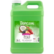 TropiClean Berry & Coconut Deep Cleansing Shampoo for Pets, 2.5 gal - Made in USA - Effective Cleansing for Smelly Dogs and Cats