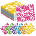 thumbnail image 1 of WONIMA02 120 Pcs Hibiscus Party Napkins Disposable 6.5 x 6.5 Inches Hawaiian Tropical Luau Paper Napkins Table Decorations Dessert Beverage Napkin for Aloha Summer Beach Party Supplies, 1 of 1