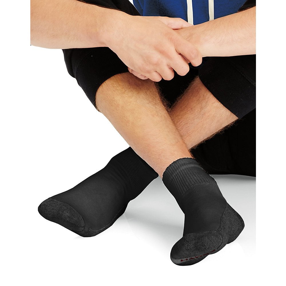 Hanes Men`s Full Cushion Ankle Socks 12Pack, 1013 Sock/612 Shoe
