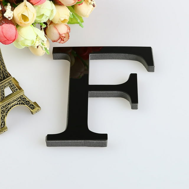 Wall Art Mural 3D Letters Acrylic Decals for Home DIY Wall Sticker Set - Modern for Living Room Bedroom