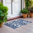 thumbnail image 6 of Addison Rugs Chantille Indoor/Outdoor Transitional Animal Print Navy Washable Rectangle Rug, 1'8" x 2'6", 6 of 6