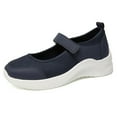 thumbnail image 1 of Chaussure de Cheville à Enfiler pour Femmes Épaisse Plateforme Baskets Tricotée Supérieure, 1 of 6
