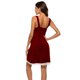 thumbnail image 3 of Camisón de mujer sin mangas ropa de dormir de encaje con cuello en V ropa de dormir suave Jersey lencería, 3 of 5