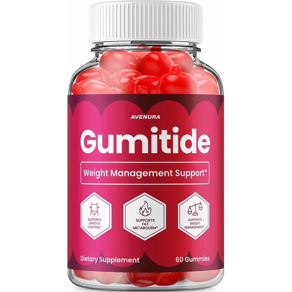 Gumitide ACV Gummies Supplement – Gumitide Gummy Advanced Formula Apple Cider Vinegar Maximum Strength 1000MG, 1 Pack, 60 Gummies