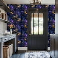 thumbnail image 6 of Boho Peel and Stick Wallpaper Fantasy Forest Night Glowing Wings Silver Ferns Wall Mural 17.7in x 9.8ft Self Adhesive Removable Wall Paper Renter Friendly Wallpaper for Nursery Bedroom Cabinets, 6 of 8
