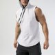 thumbnail image 2 of Playeras Básicas - Camiseta Sin Mangas Con Capucha Para Adultos, Ropa Deportiva Y De Ocio Para Hombre, De Secado Rápido, Ligera, Para Fitness, Correr, Boxeo, Entrenamiento., 2 of 5