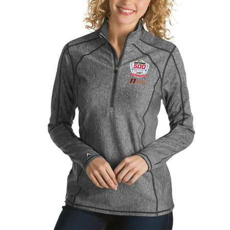 Denny Hamlin Antigua Women's 2019 Daytona 500 Champion Tempo Quarter-Zip Pullover Jacket - (Best 3 In 1 Jacket 2019)