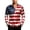 Multicolour, variant on 250 Anniversary USA Polo Shirt Patriotic Independence Day Long Sleeve Button Down Shirt Casual Soft Comfortable Breathable Regular Fit Stylish For Outdoor Daily Wear