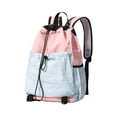 thumbnail image 1 of Almencla Drawstring Backpack Badminton Backpack Daypack Professional Tennis Racket Bag Racquet Carrying Bag for Pickleball Gym Fitness Blue Pink, 1 of 8