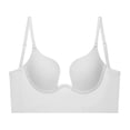 thumbnail image 5 of MEICHEN Womens Half Cup Push Up Bra Solid Sexy Soft Underwire Seamless Bralettes Underwear Trendy Summer Fall Essentials Clothes, 5 of 7