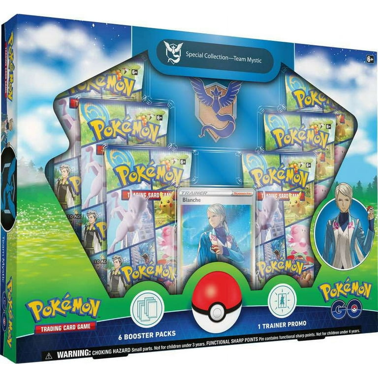 Pokemon GO Team Mystic (Articuno) Special Collection Box (6 Booster Packs,  Promo Card, Pin & More)