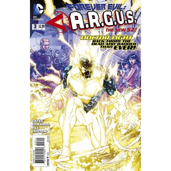 Forever Evil: A.R.G.U.S. #3 VF ; DC Comic Book