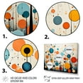 thumbnail image 3 of Designart "Green Beige Mid Century modern Retro II" Mid-century Canvas Wall Art, 3 of 5