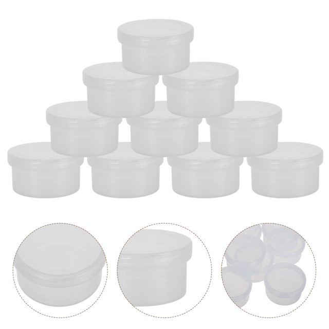 BESTYASH 10Ud De Plástico Transparente Para Almacenamiento De Maquillaje Con Sencillo Y Duradero
