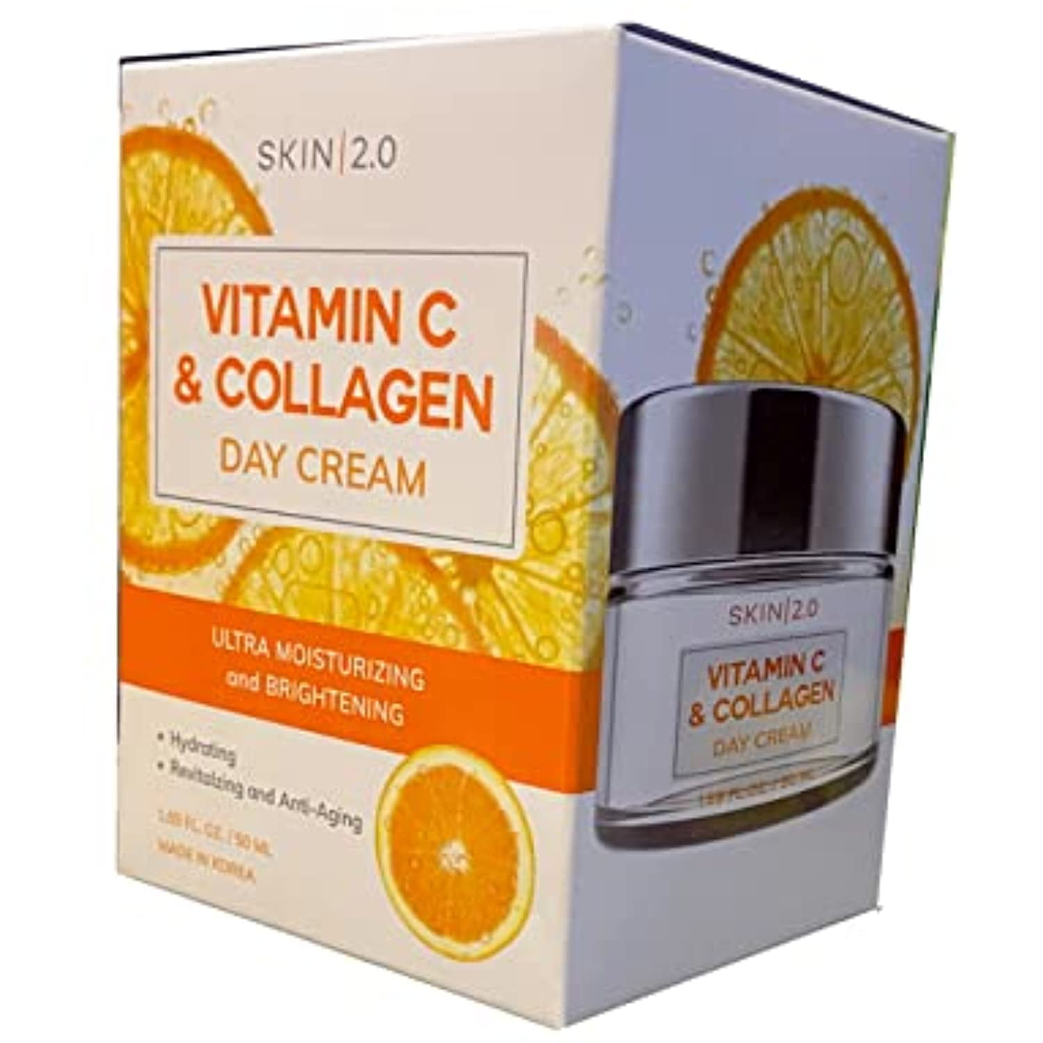 Skin 2.0 Vitamin C amd Collagen Day Cream Ultra Moisturizing and