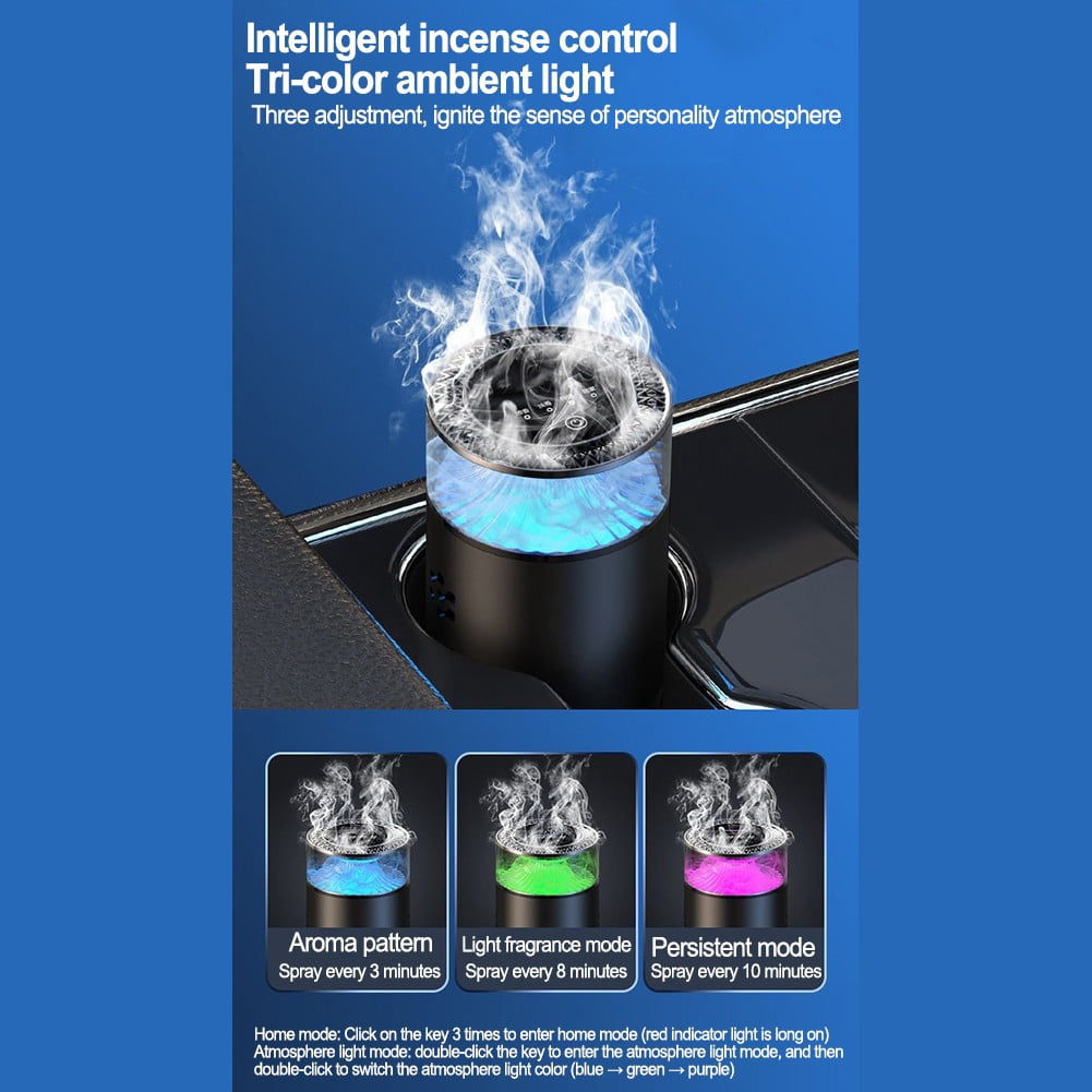 SPRING For Smart Car Air Freshener Rechargeable Aroma Diffuser Cloud Mist Lasts 6 Month