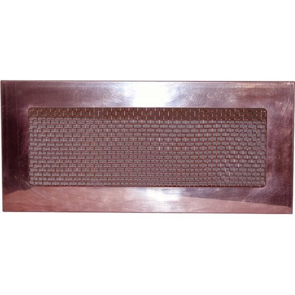Copper Foundation Vent Vent Size: 14" W x 5" H, Mount Type: Flush