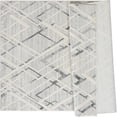 thumbnail image 4 of Woven Trends Xazrion Area Rug 775 41572 Amara Ivory, 10' x 13' Abstract – Machine Made Polyester Indoor Rug with Contemporary Texture Design for Living Room, Bedroom, Dining & Office Spaces Carpet, 4 of 4