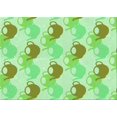 thumbnail image 1 of Ahgly Company Indoor Rectangle Patterned Green Snake Green Area Rugs, 2' x 5', 1 of 6