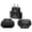 Black, variant on HITRENDS Replacement Plug for Electric Cord, 2 Prong, Non-Grounding, 125V/10A, White, 3-Pack
