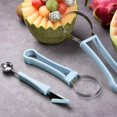 thumbnail image 4 of Melon Ball Set, Multifunctional Fruit Tool, Kitchen Aid Set, 4-in-1 Melon Ball Fruit Scoop Cutter Set, Fruit Carving Knife, Carving Knife For Diy Frui, 4 of 5
