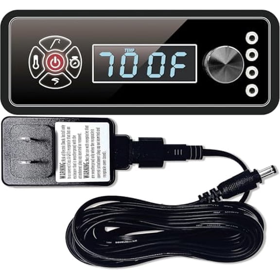 Upgraded Replacement Non-WiFi Controller/Control Board Kit for Masterbuilt Gravity Series 560/800/1050 Digital Charcoal Grill   Smoker with Splash-Proof Power Adapter$$