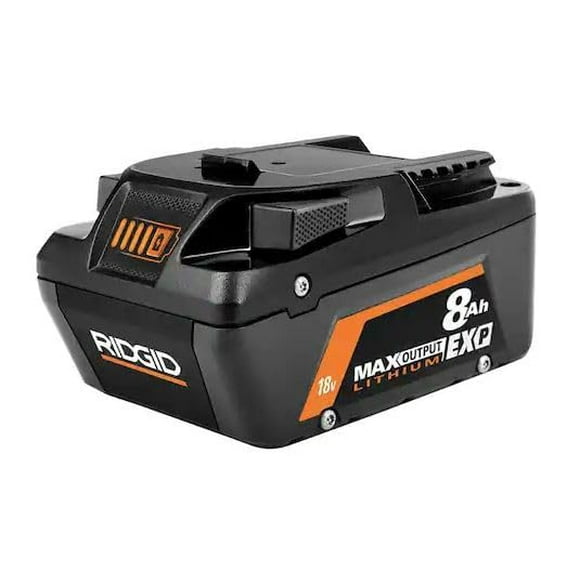 Batería RIDGID 18 V 8.0 Ah con salida máxima EXP de iones de litio