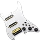 thumbnail image 3 of Reemplazo directo de pastilla de guitarra, duradero, resistente, fácil instalación, blanco, práctico para accesorio de guitarra eléctrica con interruptor Hugo golpeador cargado de guitarras, 3 of 6
