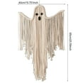 thumbnail image 6 of Dserhfy Halloween Ghost Decorations Hand-Woven Tassel Ghost White Rope Ghost Decor Hanging Ghost Wall Art Gift, 6 of 7