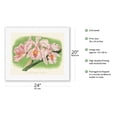 thumbnail image 2 of Cattleya Orchid - Cattleya Mossiae var. Bousiesiana - Vintage Botanical Illustration by Jean Jules Linden c.1888 - Fine Art Rolled Canvas Print (Unframed) 16in x 20in, 2 of 4