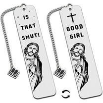Is that Smutt Jesus Bookmarks, Back to School Gift, Book Club Gifts, Funny Bookmarks for Women Men Book Lovers, Prank Bookmark Gifts for Friends, Booktok Fifts, Dark Romance Merchandise for Birthdays