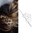 thumbnail image 1 of Palillo de cabello Boho Macarena Aleación con Forma Geométrica Bun Holder Bun Cage, 1 of 8