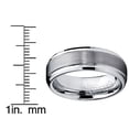 thumbnail image 4 of Metal Masters 7mm High-Polish Matte Finish Mens Tungsten Ring Wedding Band, 4 of 6
