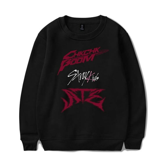 Stray Kids Merch Sweatshirt ATE Album Cover Crewneck Kpop Fashion Unisex Long Sleeve Hoodie Streetwear Pullover Top