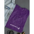 thumbnail image 3 of Moonchild Emoji - Cosmic Smiley Starry Night Women's T-shirt, 3 of 4