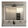 thumbnail image 4 of Matte Black Finish Vanity Light, Modern Black Vanity Light Fixtures with 180° Angle Adjustability, LED Bathroom Vanity Light for Bedroom, Durable Metal, IP44 Waterproof, 4 of 5
