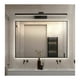 thumbnail image 4 of Lámpara de tocador negra moderna para dormitorio, accesorios de metal duraderos con efecto de luz suave y uniforme, ajuste de ángulo de 180°, resistente al agua IP44, acabado negro mate, 4 of 5