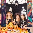 thumbnail image 4 of Decoración de Halloween, carteles de bienvenida, carteles de porche para puerta delantera, guirnalda de patio, suministros para fiestas, 4 of 5