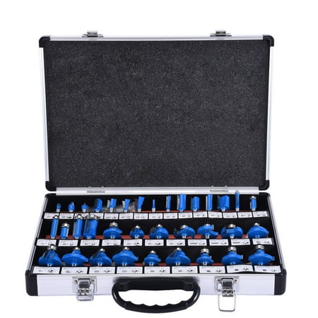 

Router Bits Set 35Pcs 1/4 Inches Shank Carbide Kit Practical Woodworking Tool