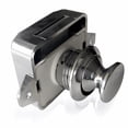 thumbnail image 1 of Push Button Catch Lock Cupboard Door Knob Caravan Boat Cabinet Drawer Latch Desk Drawer Lock RV Furniture Handle, 1 of 6