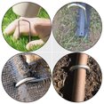thumbnail image 2 of 4 Pcs Piquet de Tente en Forme de U Clou de Sol en Acier Outil de Fixation de Clou de Camping, 2 of 7