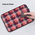 thumbnail image 5 of Pofeuu Heart Plaid Print Laptop Carrying Case,13-15-Inch Laptop and Tablet, Sleek Design, Durable and Water-Repellent Fabric, Business Casual or School-15 inch, 5 of 8