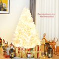 thumbnail image 3 of Costway 6Ft Hinged Artificial Christmas Tree Premium Pine Tree 1000 Tips w/ Metal Stand, 3 of 10