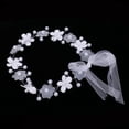 thumbnail image 3 of Diadema con Artificial Decoración de Headpices con Cristal y Cinta, 3 of 9