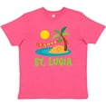 thumbnail image 3 of Inktastic I Love St Lucia Youth T-Shirt, 3 of 5