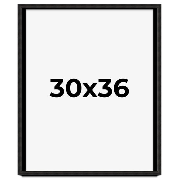 30x36 Shadow Box Black Rustic Barnwood Display Frame  | 1.125 Inch Deep | 0.875 Inch Moulding Width
